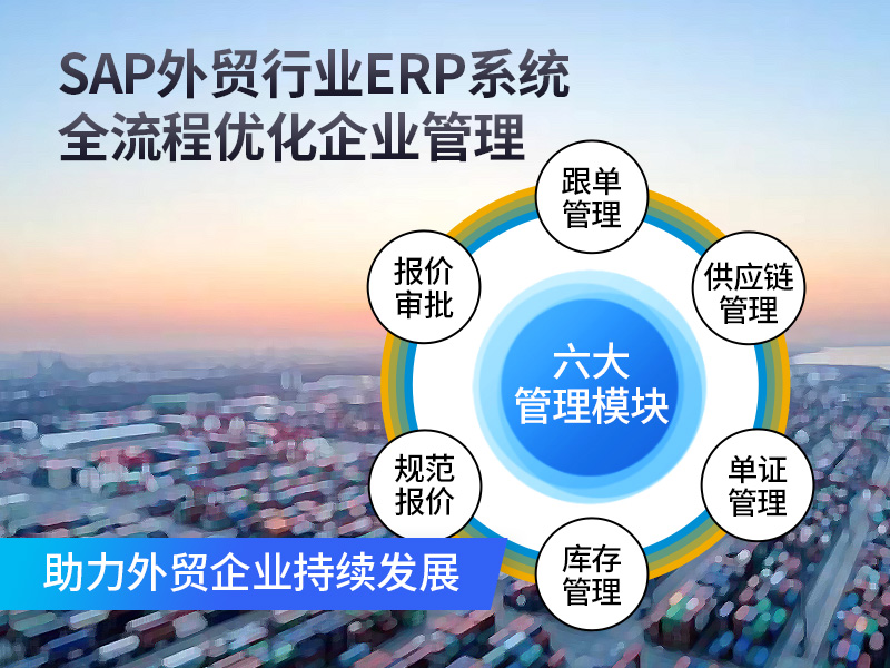 出口贸易型企业SAP系统,出口贸易型企业erp,SAP系统,SAP外贸企业解决方案,出口贸易型ERP,出口贸易SAP解决方案